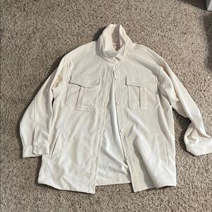 Men's Cream Corduroy Jacket